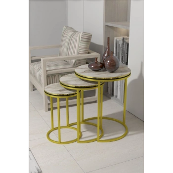 ZİGON SEHPA C LÜX ÇİFT GOLD EFES