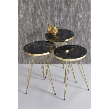 Zigon Sehpa Gold Bendir Tel 1045