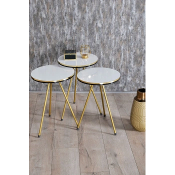 Zigon Sehpa Gümüş Efes Tel