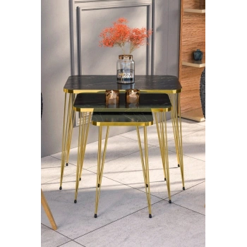 Zigon Sehpa Kr Gold Bendir Tel