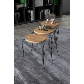 ZİGON SEHPA LÜKENS ANTRASİT CEVİZ