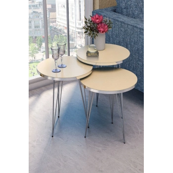 Zigon sehpa Mantar Yan sehpa Atlantik Çam