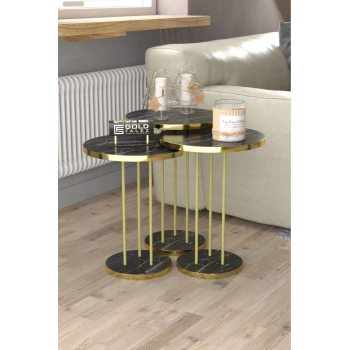 Zigon Sehpa Terra Bendir Gold