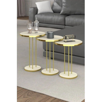 Zigon Sehpa Terra Gold Krem