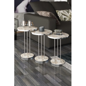 ZİGON SEHPA TERRA GÜMÜŞ EFES