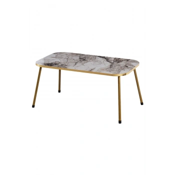 Zigon Sehpa Ve Orta Sehpa Kombin Set Altın Efes 3101