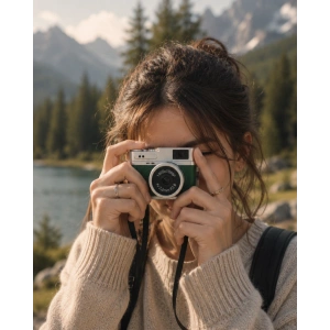 1080P HD Mini Kamera IPS Ekranlı 4K Lens Destekli Taşınabilir Dijital Kamera