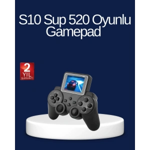 2025 S10 Gamepad 520 Klasik Retro Oyunlu TV Bağlantılı A Kalite Orijinal
