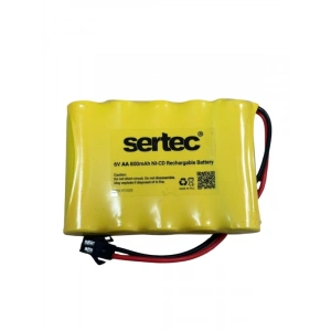 6V 5S1P AA 800 MAH KABLO + SİYAH KONNEKTÖRLÜ OYUNCAK PİLİ