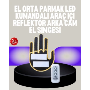 A Kalite Uzaktan Kumandalı LED Park Uyarı Işığı El Figürlü Model