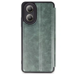 A38 Kılıf Flip Cover - Koyu Yeşil