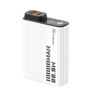 A40Q 10.000 mAh PD 20W Mini Powerbank - Siyah-Beyaz