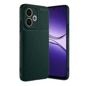 A5 Pro 4G Kılıf Auto Focus Karbon Kapak - Koyu Yeşil