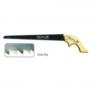 Abaylar Orta Diş Bağ Testere 35 cm - Ahşap Sap
