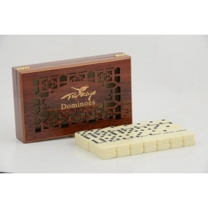 Ahşap Kutulu Domino Oyunu