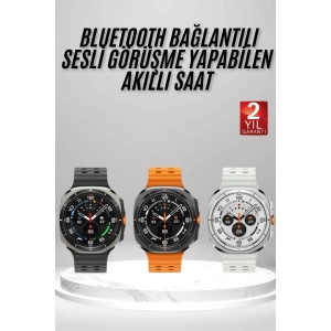 Akıllı Saat Amoled Ekran Bluetooth Bağlantılı Sağlık Takibi GPS Uyumlu
