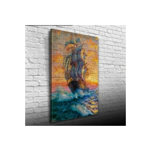 Amiral Gemisi Canvas Tablo (50x70)