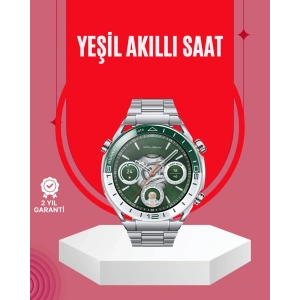 Amoled Smartwatch Harita Modlu Bluetooth Aramalı 3 Değiştirilebilir Kayışlı