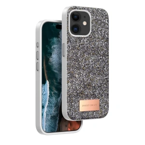 Apple iPhone 11 Bright Simli Kapak - Gümüş