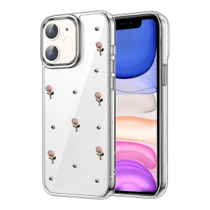 Apple iPhone 11 Fiyonk Desenli Kapak - Desen 6