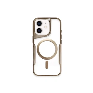 Apple iPhone 11 Kılıf Boyi Magsafe Silikon Kapak - Çöl Titanyum