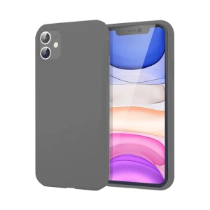 Apple iPhone 11 Kılıf First Silikon - Gri