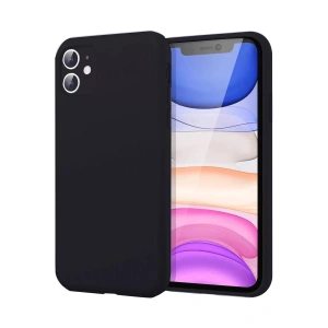 Apple iPhone 11 Kılıf First Silikon - Siyah