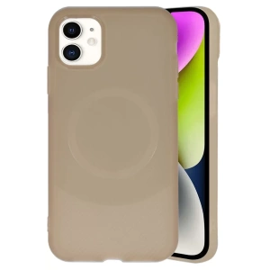 Apple iPhone 11 Kılıf Maya Karbon Kapak - Kahverengi