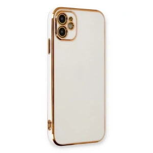 Apple iPhone 11 Kılıf Volet Silikon - Beyaz