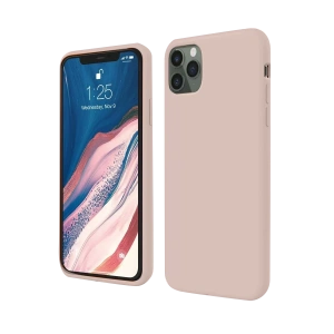 Apple iPhone 11 Pro Kılıf First Silikon - Rose Gold
