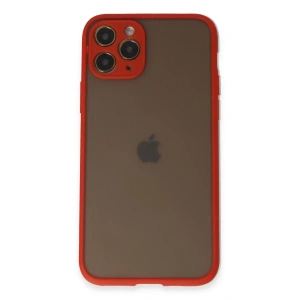 Apple iPhone 11 Pro Kılıf Montreal Silikon Kapak - Kırmızı