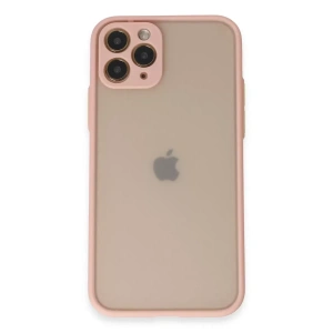 Apple iPhone 11 Pro Kılıf Montreal Silikon Kapak - Pembe