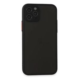 Apple iPhone 11 Pro Kılıf Montreal Silikon Kapak - Siyah