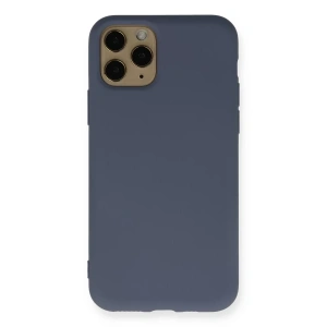 Apple iPhone 11 Pro Kılıf Nano içi Kadife Silikon - Gri