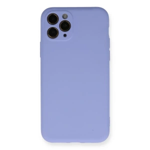 Apple iPhone 11 Pro Kılıf Nano içi Kadife Silikon- Lila