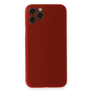 Apple iPhone 11 Pro Kılıf PP Ultra İnce Kapak - Kırmızı