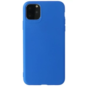 Apple iPhone 11 Pro Max Kılıf First Silikon - Mavi