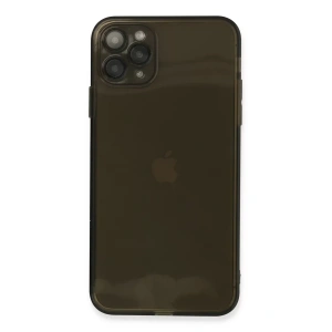 Apple iPhone 11 Pro Max Kılıf Fly Lens Silikon - Siyah