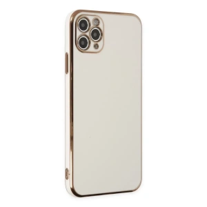 Apple iPhone 11 Pro Max Kılıf Volet Silikon - Beyaz