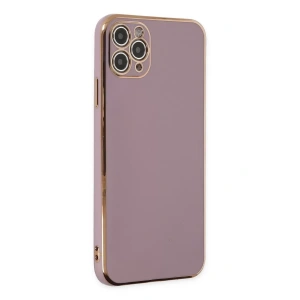 Apple iPhone 11 Pro Max Kılıf Volet Silikon - Mor
