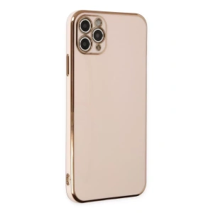 Apple iPhone 11 Pro Max Kılıf Volet Silikon - Pembe