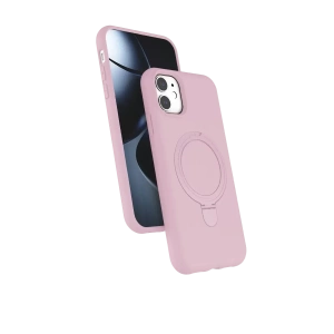 Apple iPhone 11 Regal Magsafe Standlı Kapak - Açık Pembe