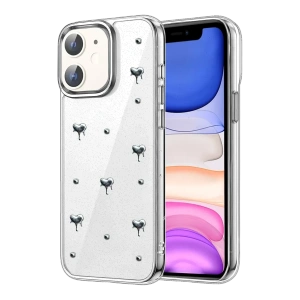 Apple iPhone 12 Fiyonk Desenli Kapak - Desen 1