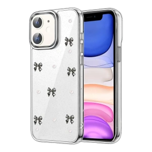 Apple iPhone 12 Fiyonk Desenli Kapak - Desen 8