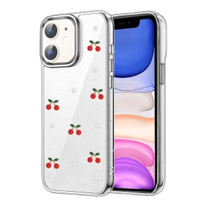 Apple iPhone 12 Fiyonk Desenli Kapak - Desen 9