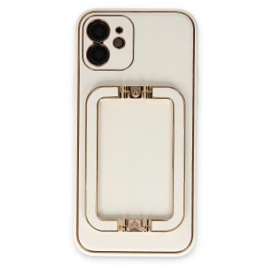 Apple iPhone 12 Kılıf Coco Elit Kapak - Beyaz