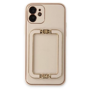 Apple iPhone 12 Kılıf Coco Elit Kapak - Gold