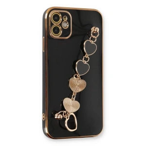 Apple iPhone 12 Kılıf Esila Silikon - Siyah