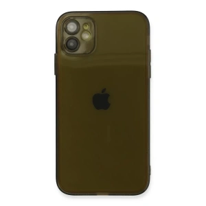 Apple iPhone 12 Kılıf Fly Lens Silikon - Siyah