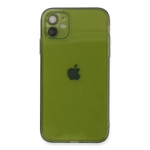 Apple iPhone 12 Kılıf Fly Lens Silikon - Yeşil